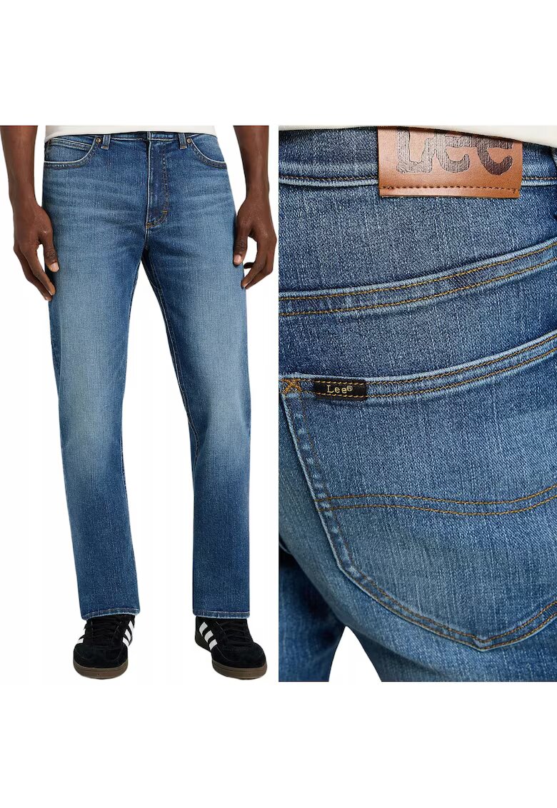 Lee Blugi drepti X Straight - talie elastică - albastru - L30 - Albastru