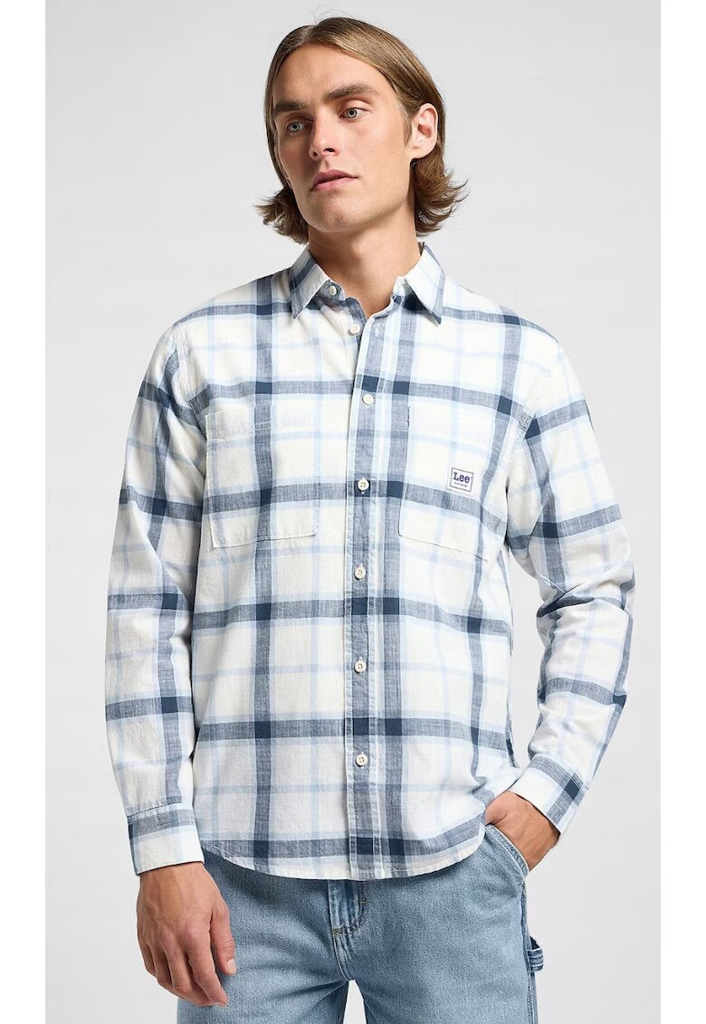 Lee Camasa WORKWEAR SHIRT 2.0 - supradimensionata - bumbac - Albastru