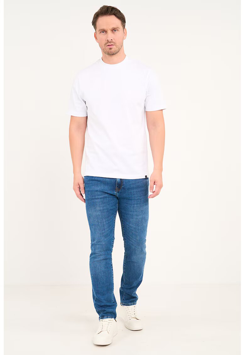 Lee Cooper Blugi slim fit cu 5 buzunare - Albastru
