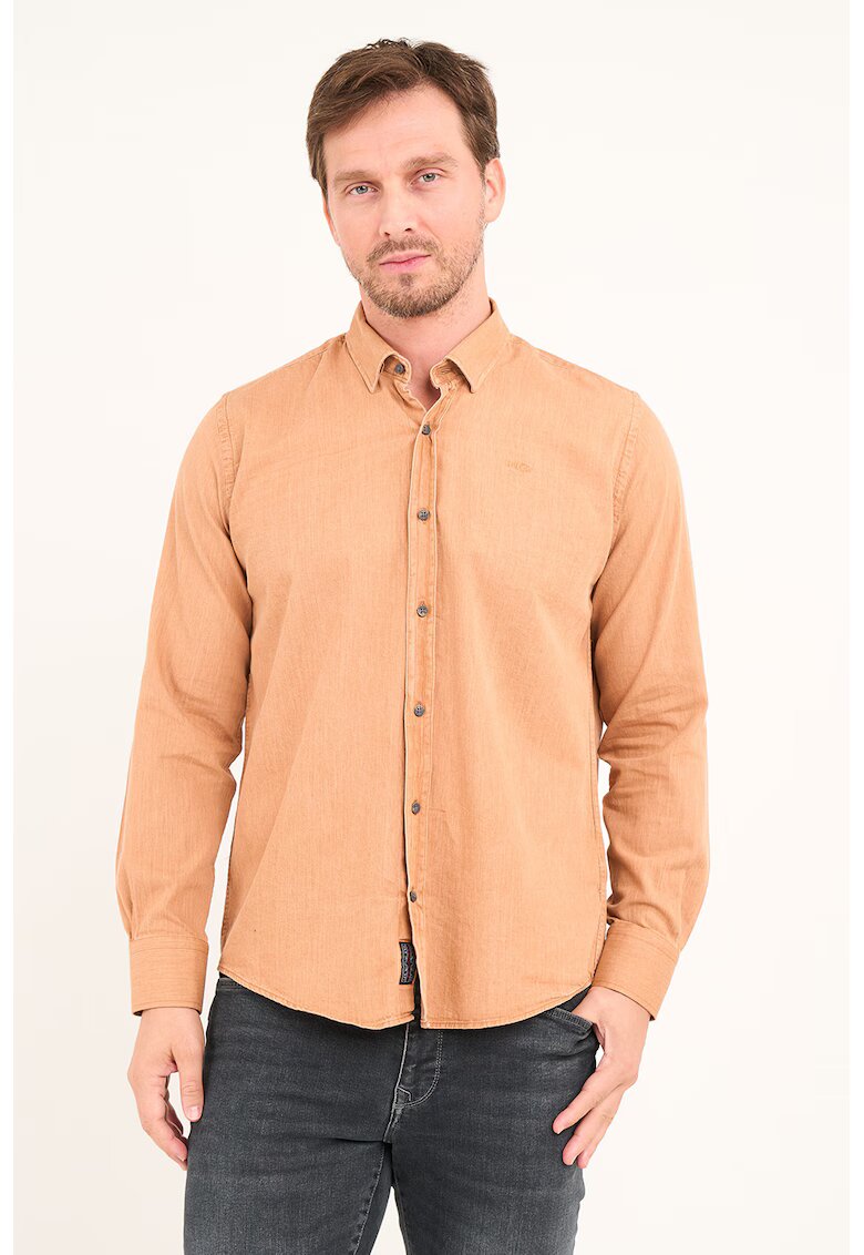 Lee Cooper Camasa uni de bumbac - Roz somon