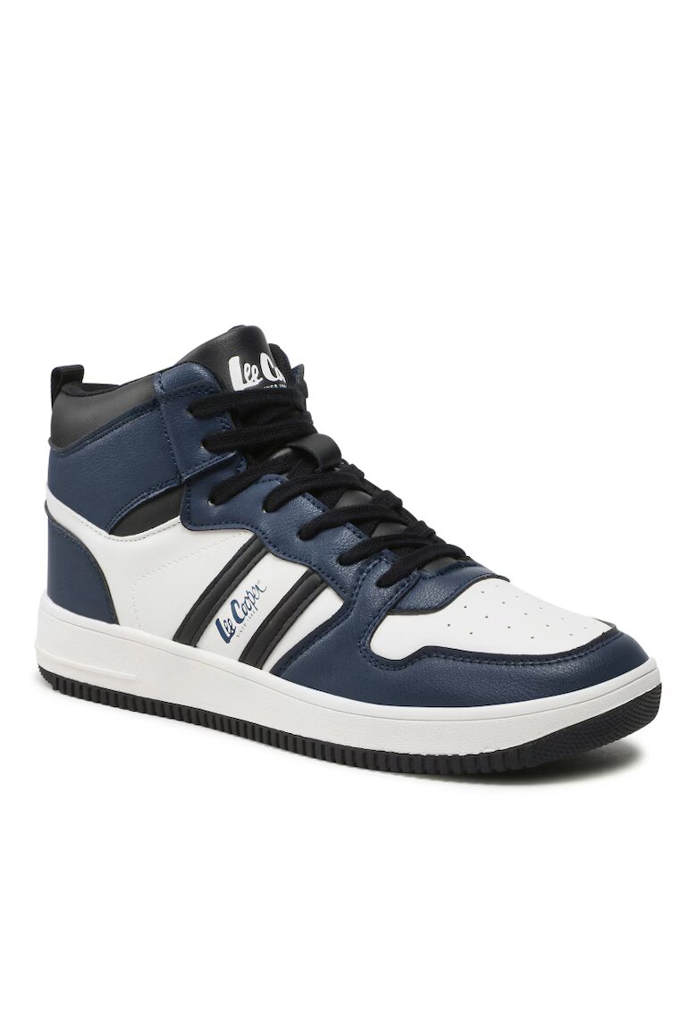 Lee Cooper Pantofi barbati - 301272472 - Piele ecologica - Albastru marin -