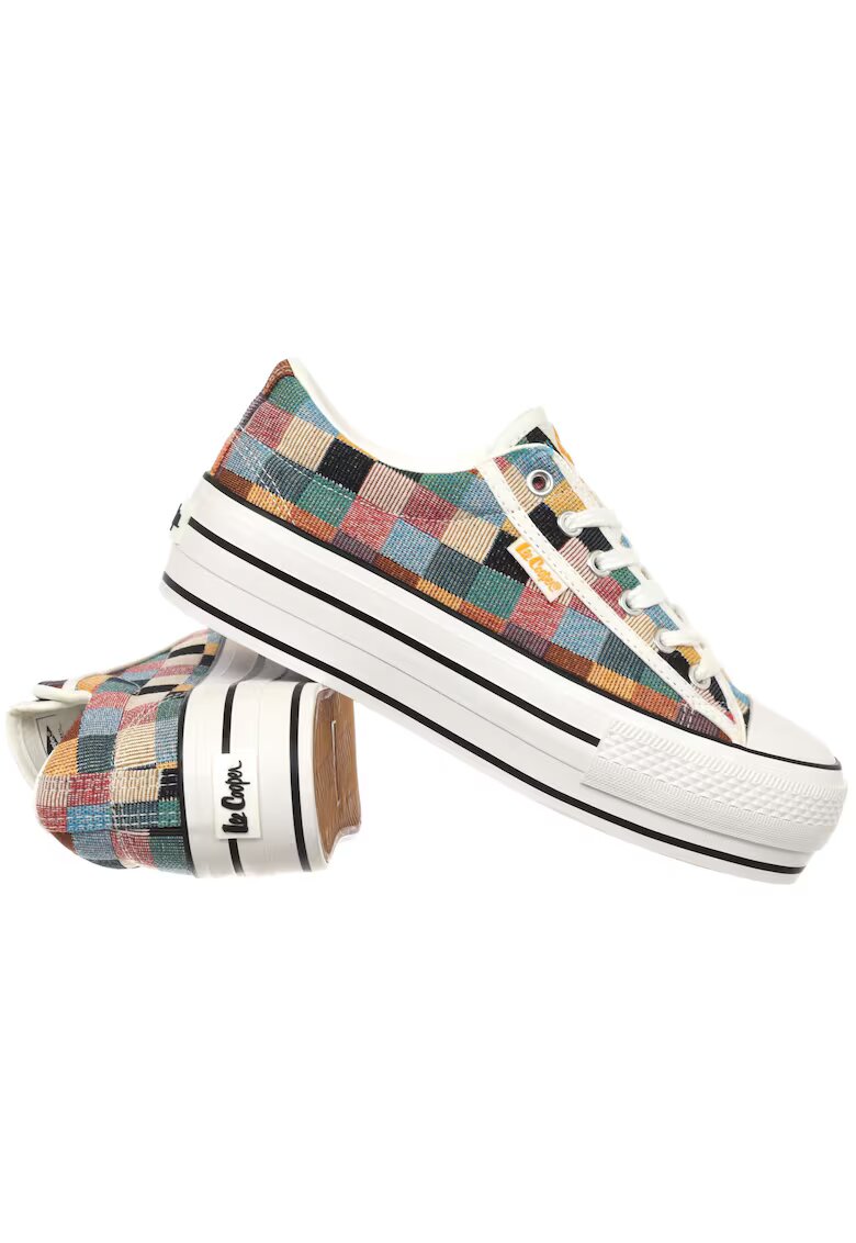 Lee Cooper Pantofi dama sintetic/textil - cu element decorativ - multicolor