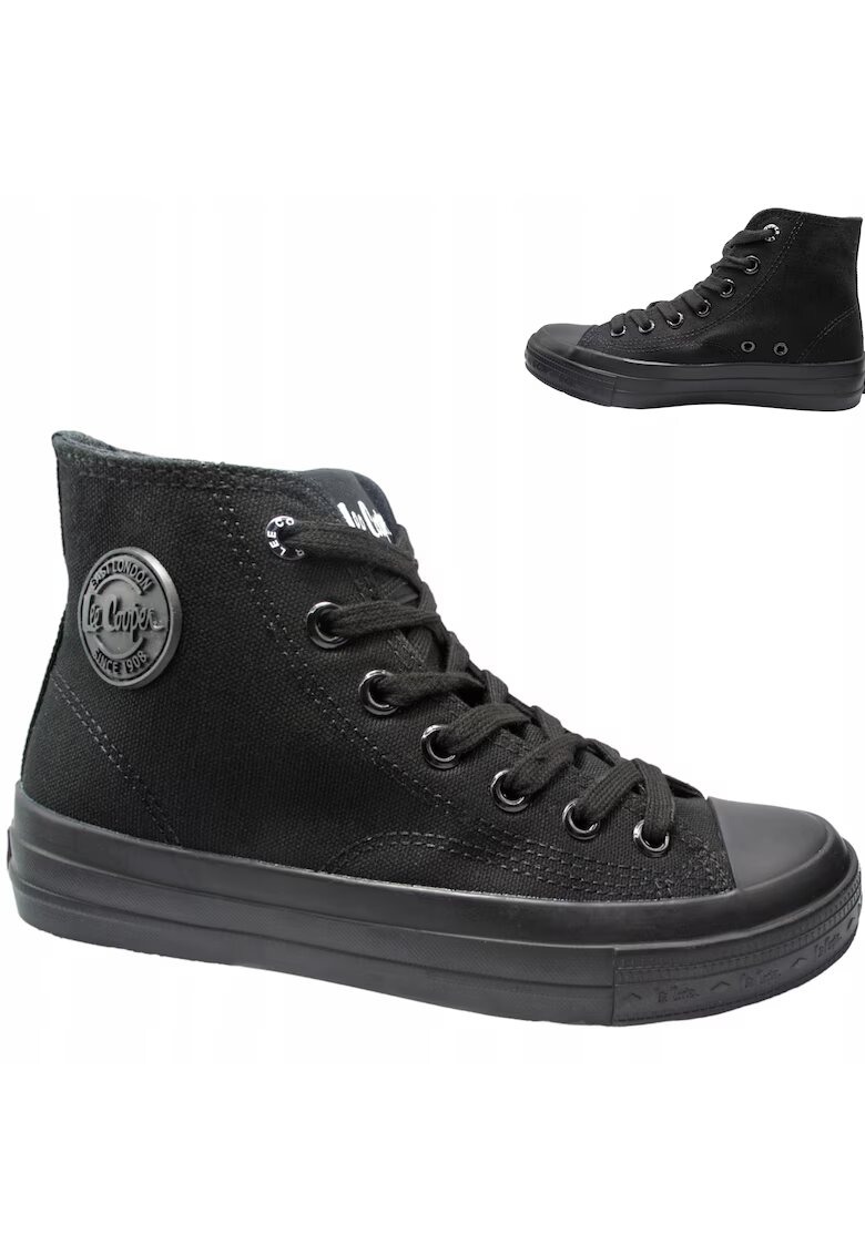 Lee Cooper Pantofi pentru Femei - Adidasi - Inalti - negru -