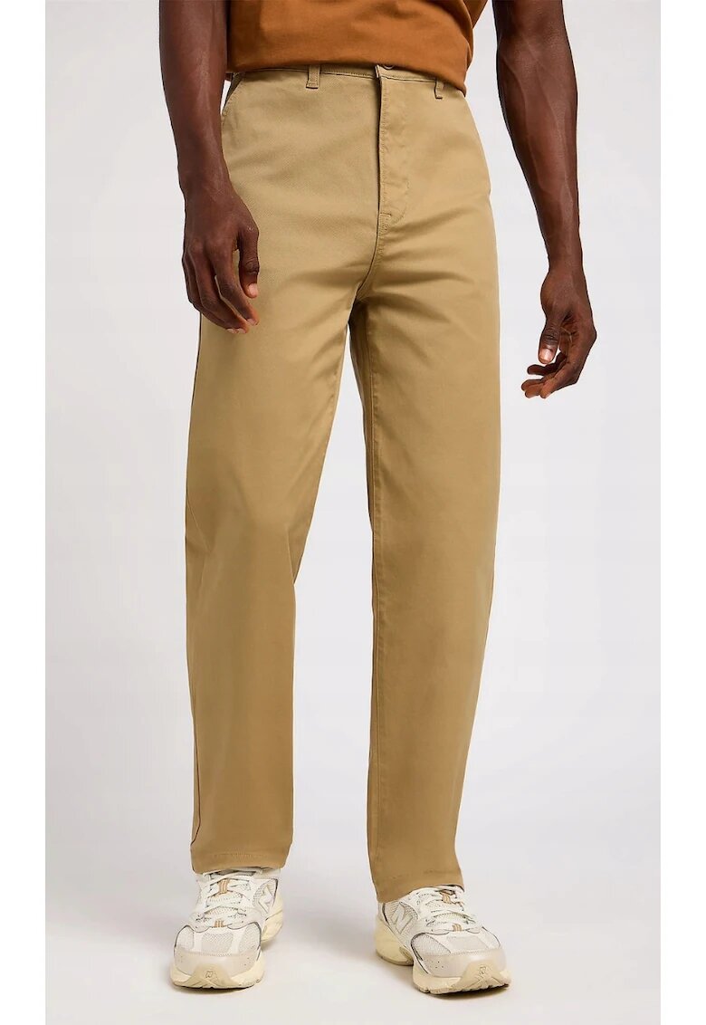 Lee Pantaloni barbati - bumbac/elastan - maro - Maro