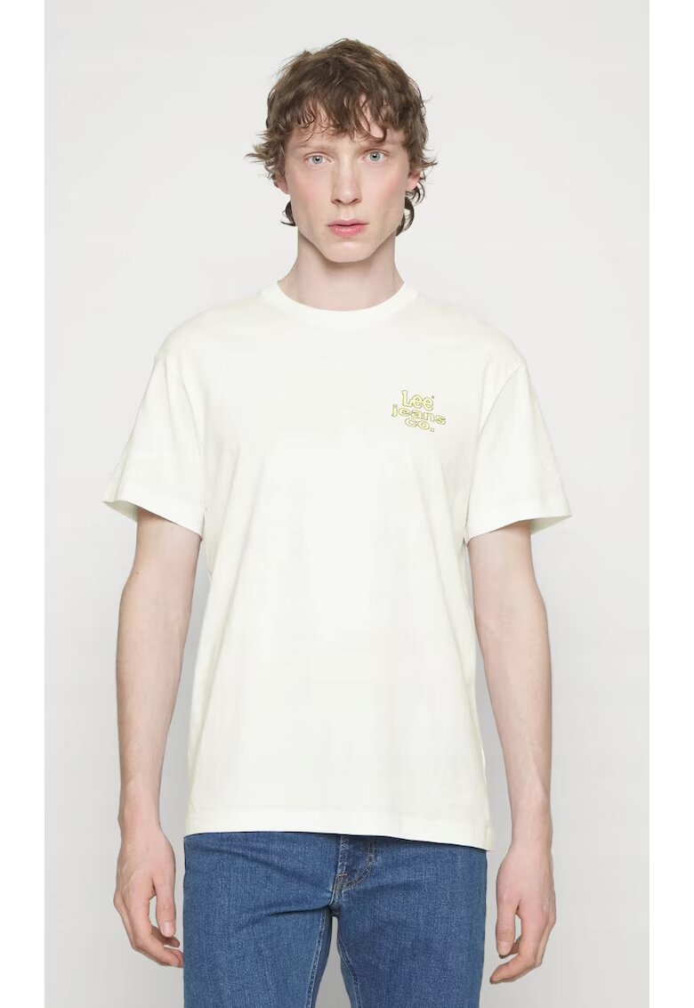 Lee Tricou barbati - bumbac - alb - Alb
