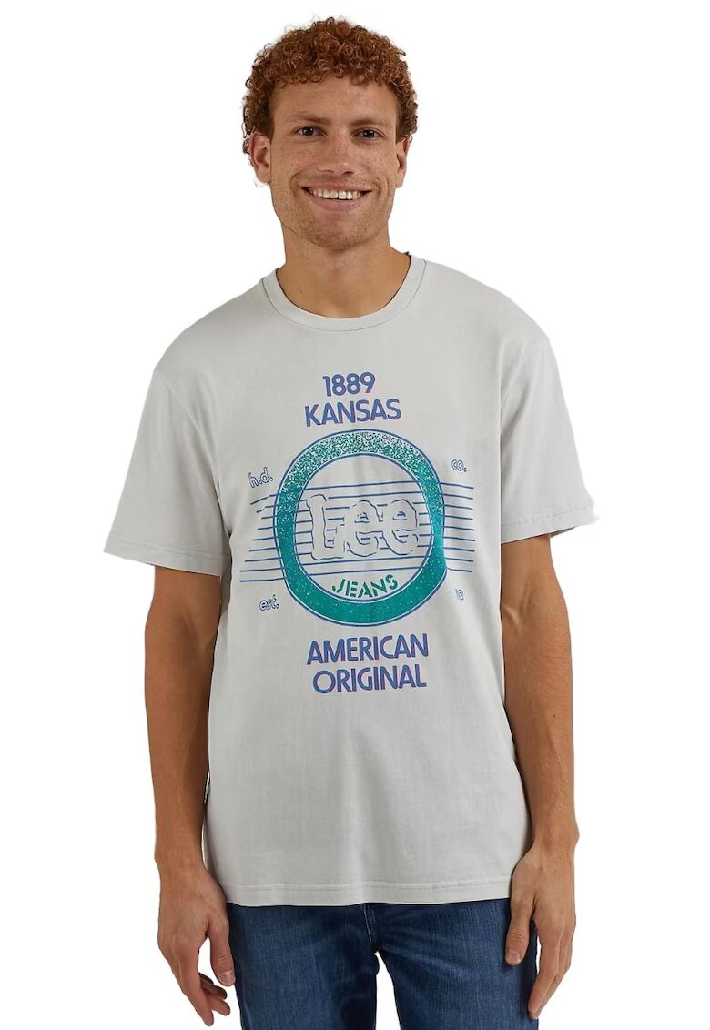 Lee Tricou barbati - Bumbac - Gri -