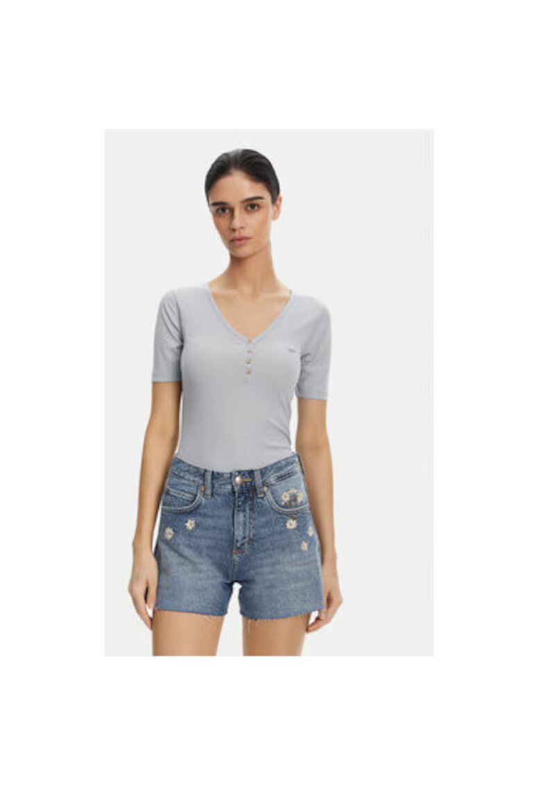 Lee Tricou dama 112363830 - Poliester/Viscoza - Albastru deschis - Albastru deschis