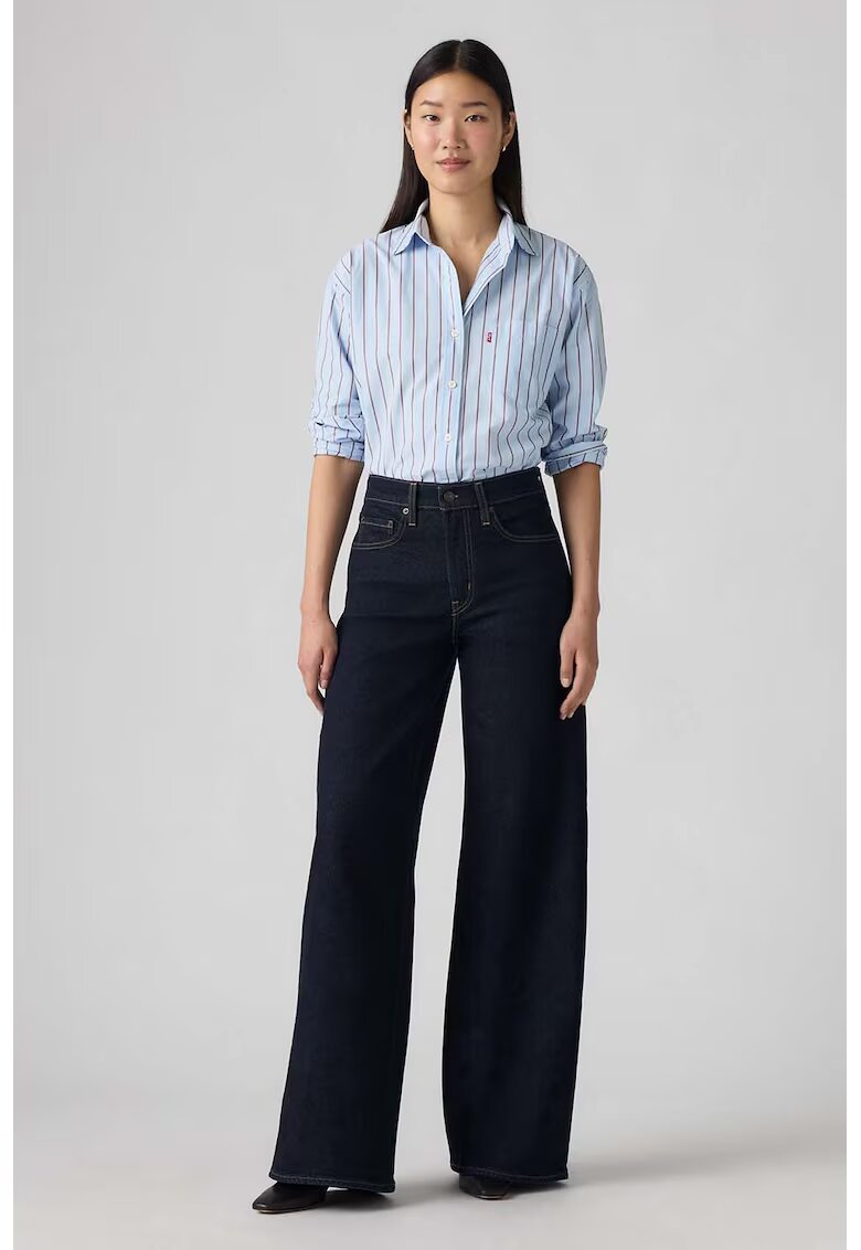 Levi's Blugi cu croiala ampla si 5 buzunare 728 - Albastru ultramarin