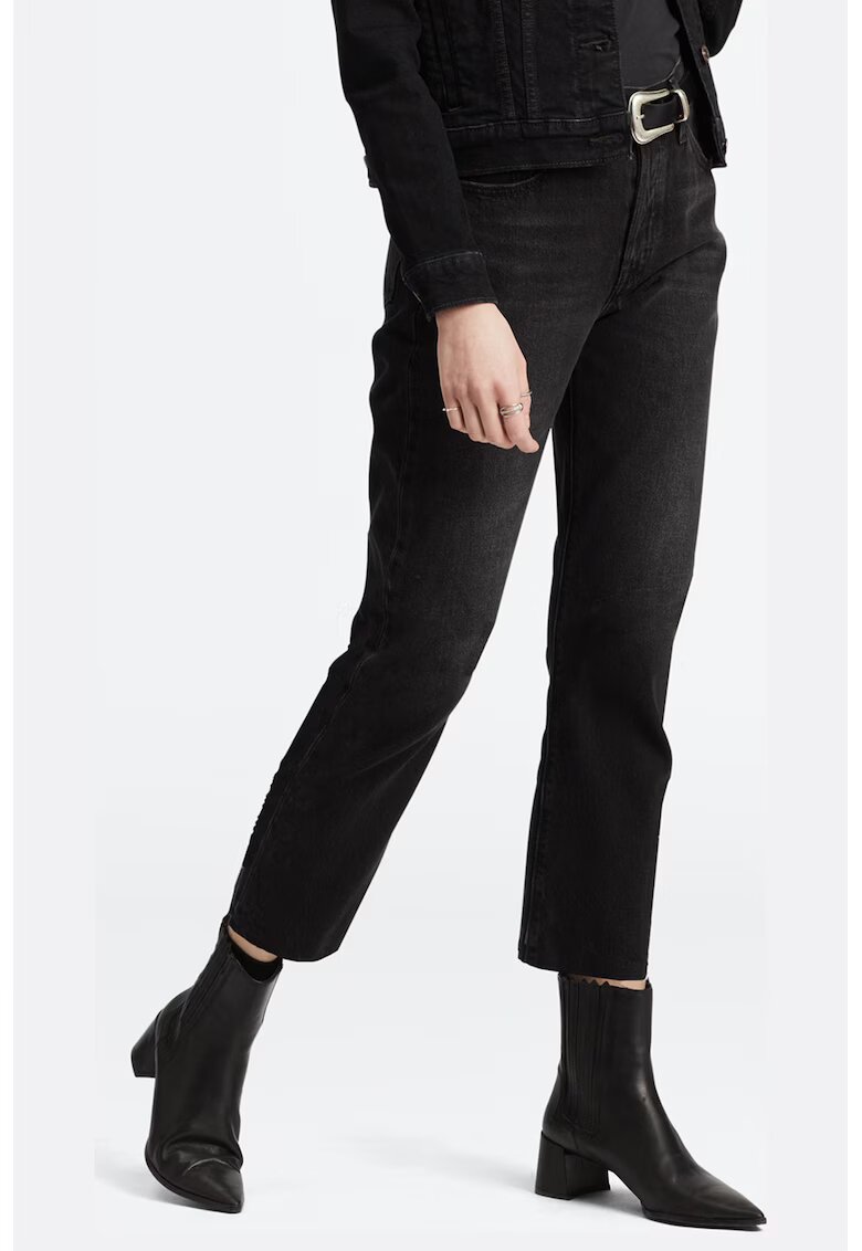 Levi's Blugi drepti cu croiala dreapta 501® - Negru