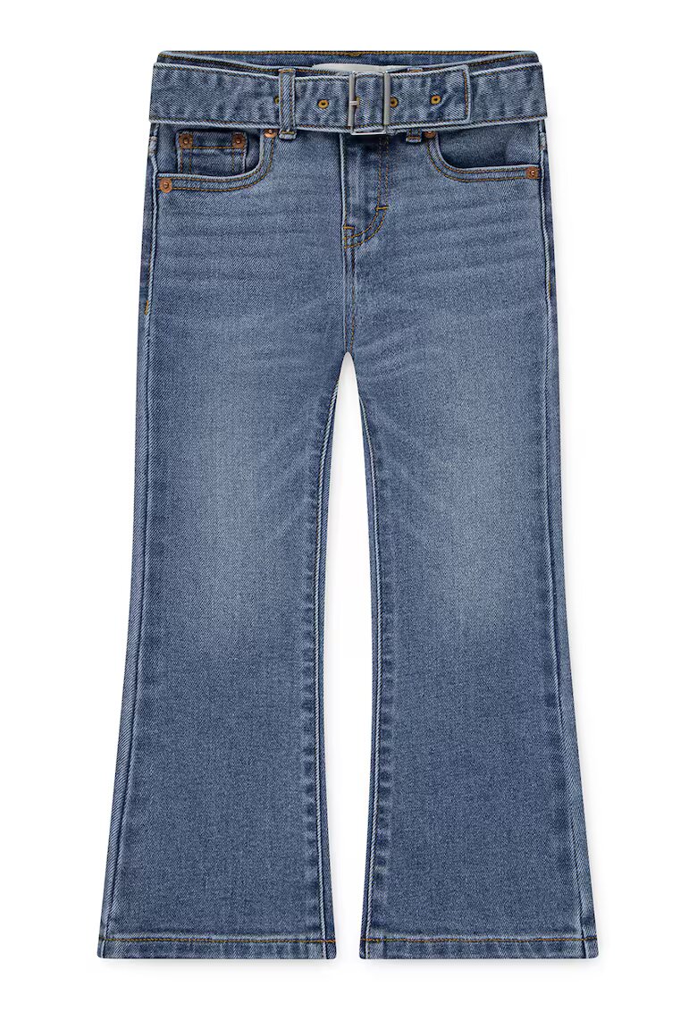 Levi's Blugi evazati cu aspect decolorat - Albastru melange