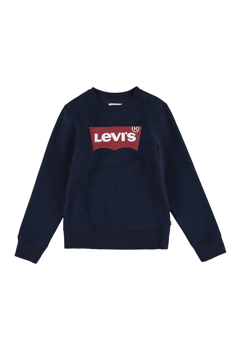 Levi's Bluza de trening cu imprimeu logo - Rosu/Alb/Albastru inchis