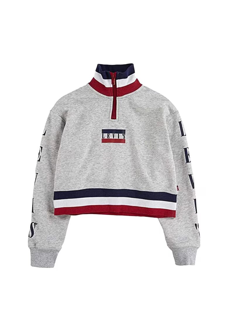 Levi's Bluzon Crop cu detalii contrastante -
