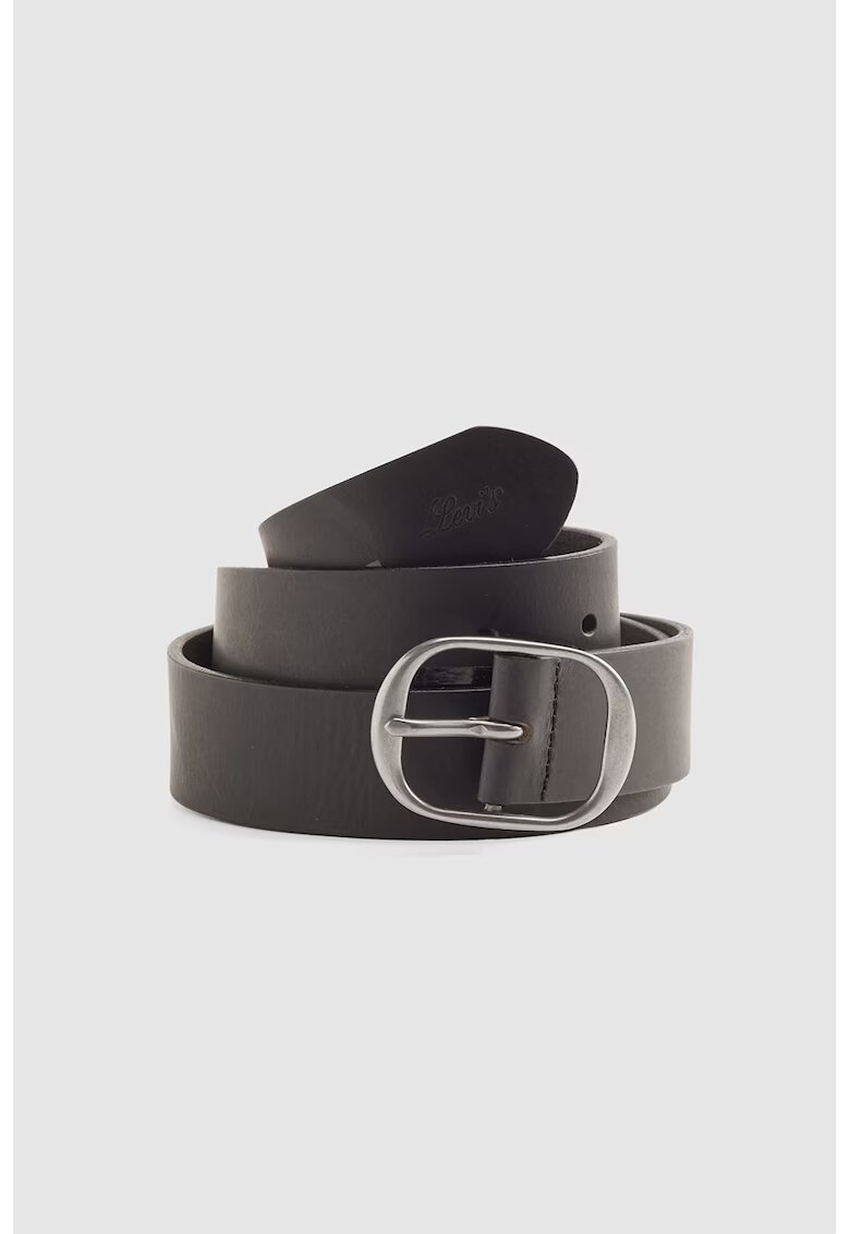 Levi's Curea din piele cu catarama cu nit - Negru
