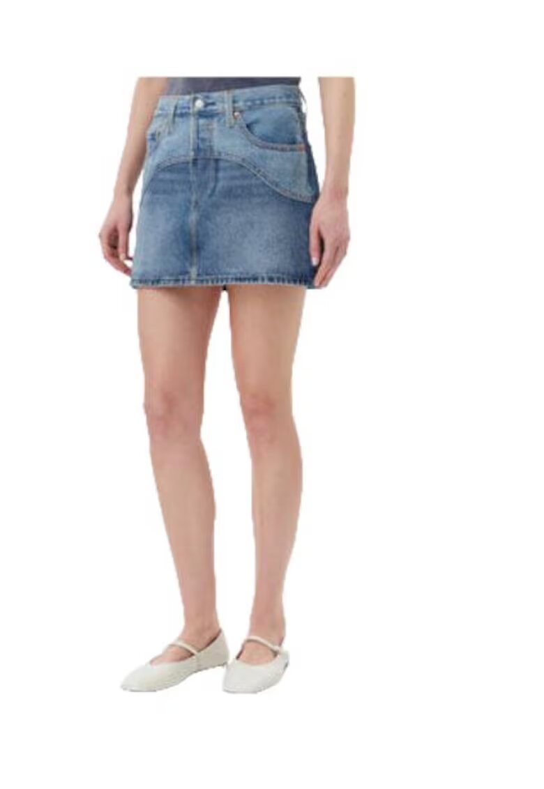 Levi's Fusta - bumbac - albastru