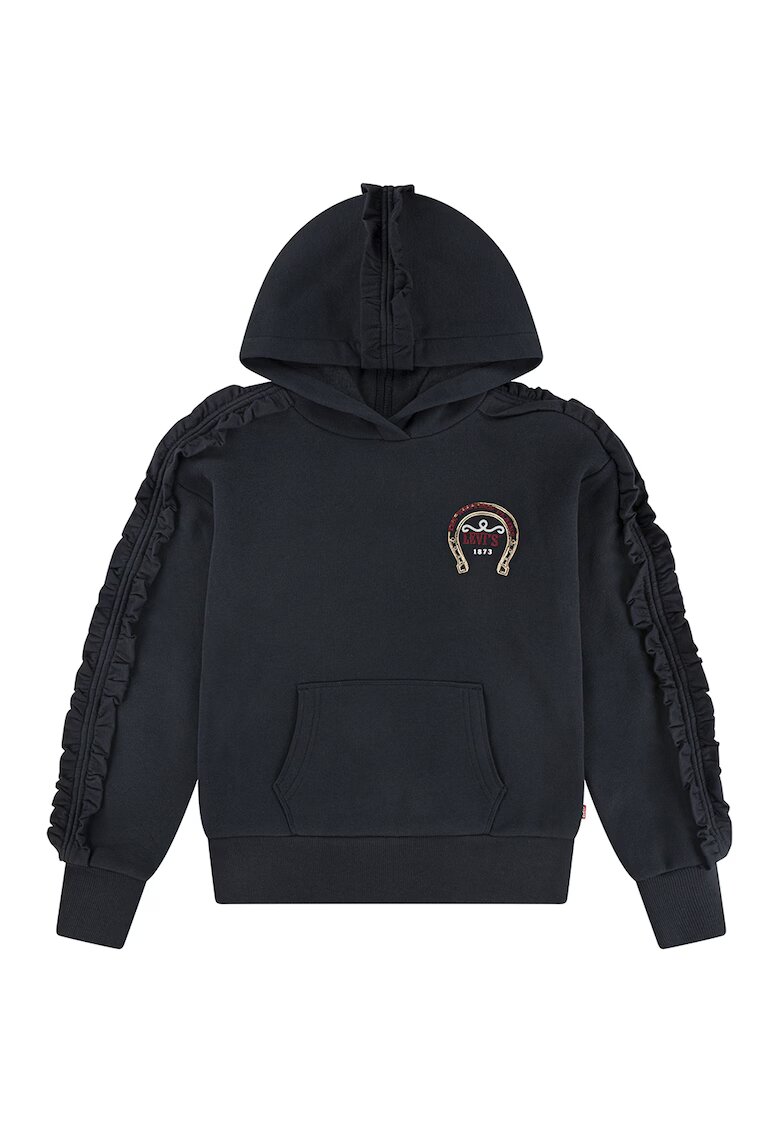 Levi's Hanorac cu broderie logo si buzunar kangaroo - Albastru ultramarin