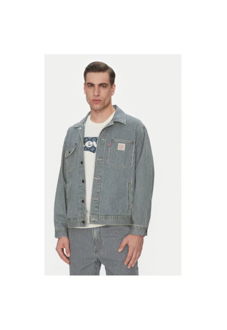 Levi's Jacheta de blugi barbati Levi S - A4820-0016 - Bumbac - Bleumarin - Bleumarin