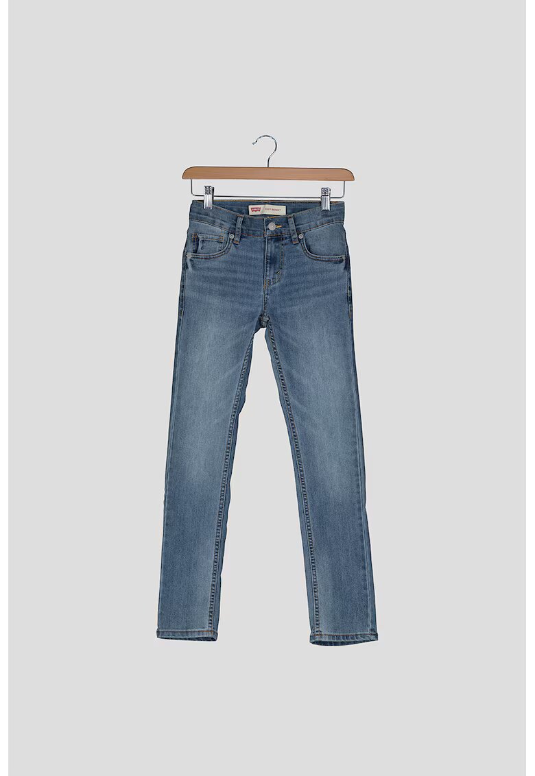 Levi's Kids - Blugi skinny 510 - Albastru deschis/Bleumarin