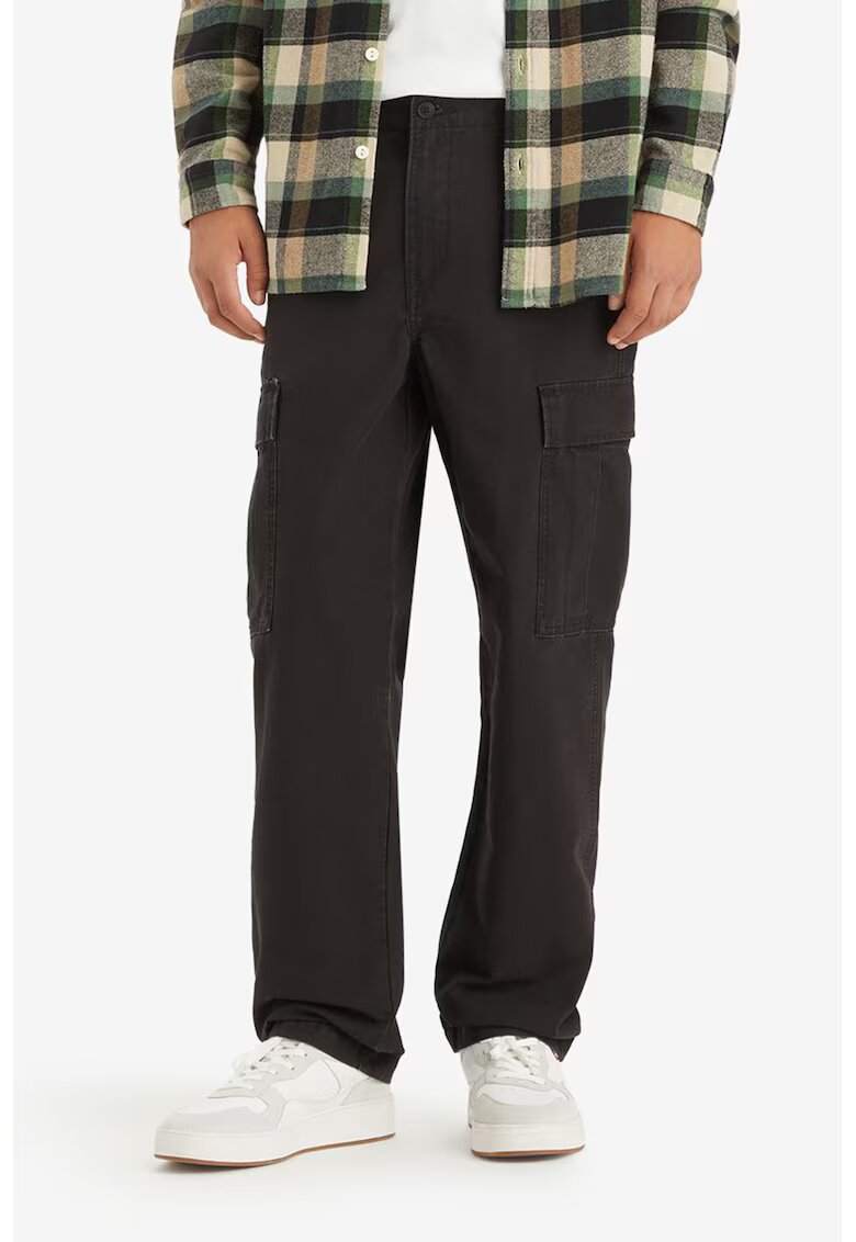 Levi's Pantaloni relaxed fit cargo drepti - Negru