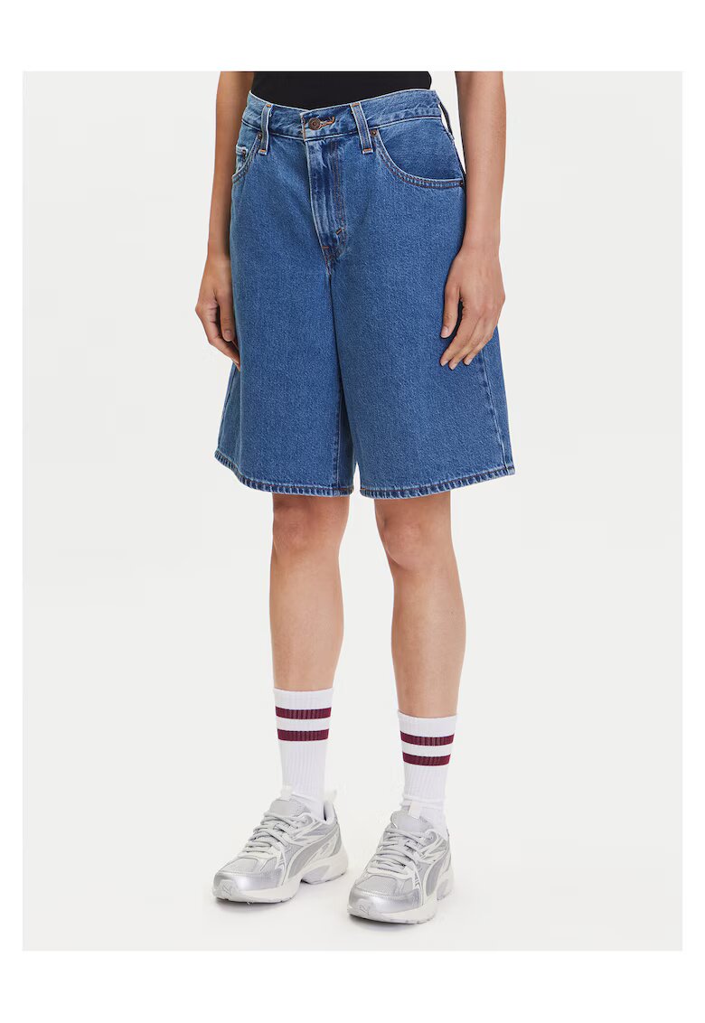 Levi's Pantaloni scurti de blugi albastri - denim -