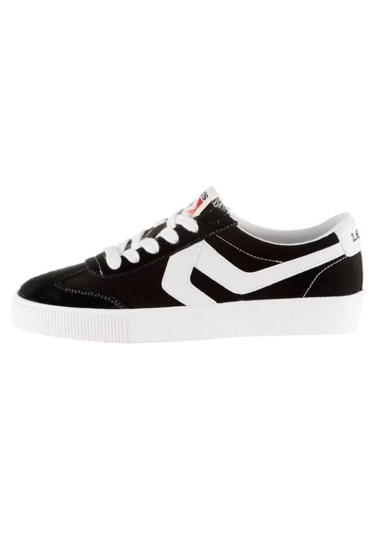 Levi's Pantofi sport de material textil si piele intoarsa - Negru