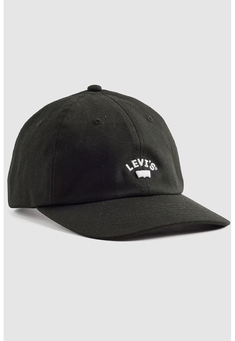 Levi's Sapca cu logo brodat - Negru/Alb murdar