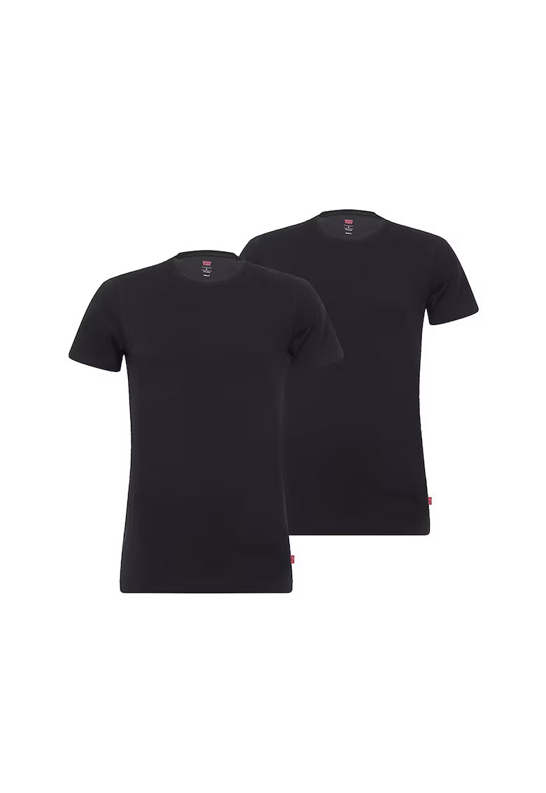 Levi's Set de tricouri slim fit de casa - 2 piese - Negru
