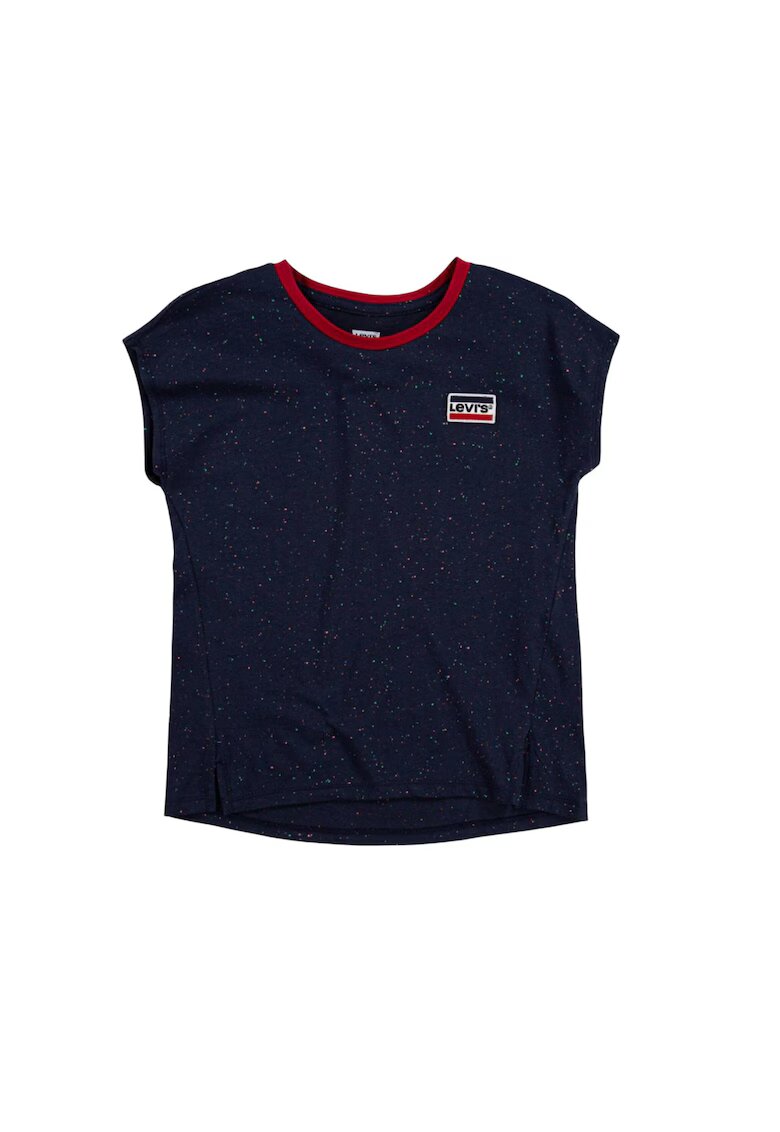Levi's Tricou cu aplicatie logo pe piept - Albastru