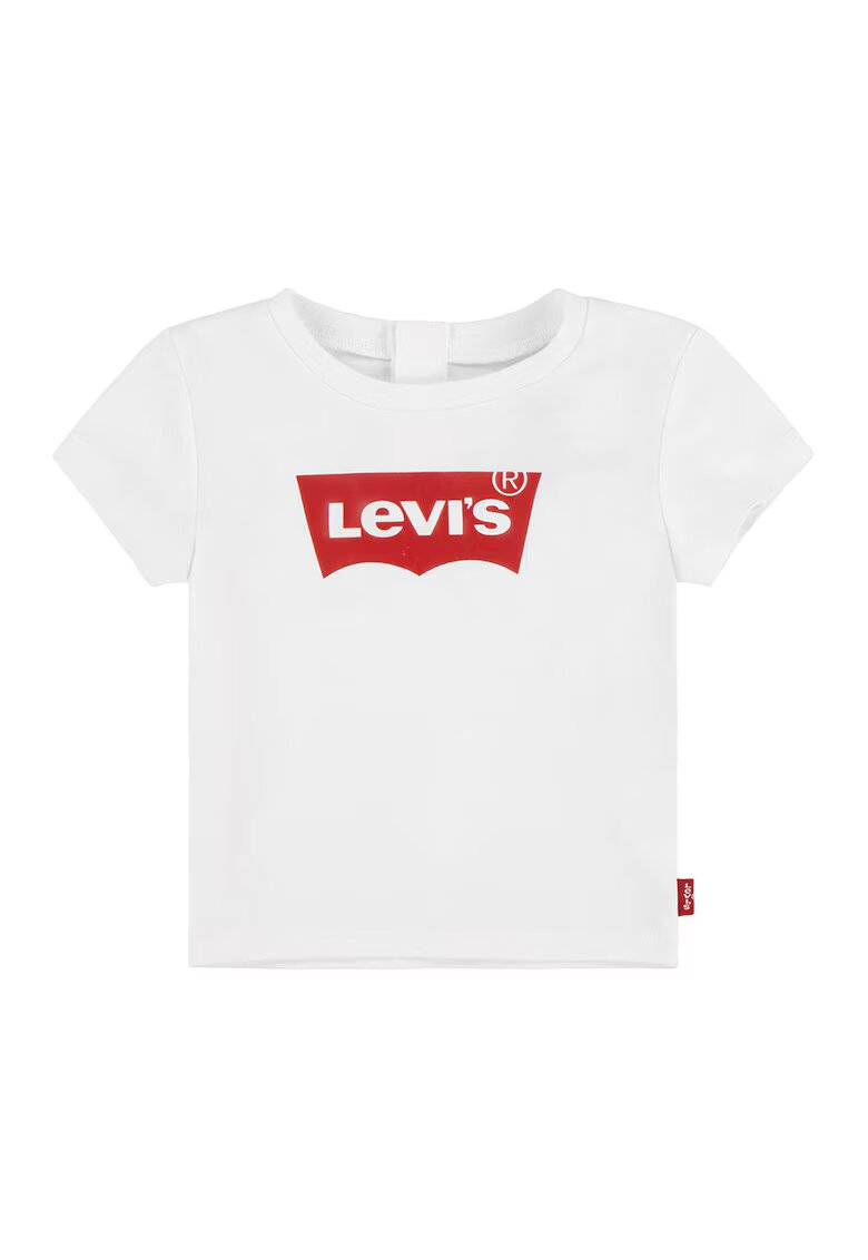 Levi's Tricou cu imprimeu logo Batwing - Rosu/Alb
