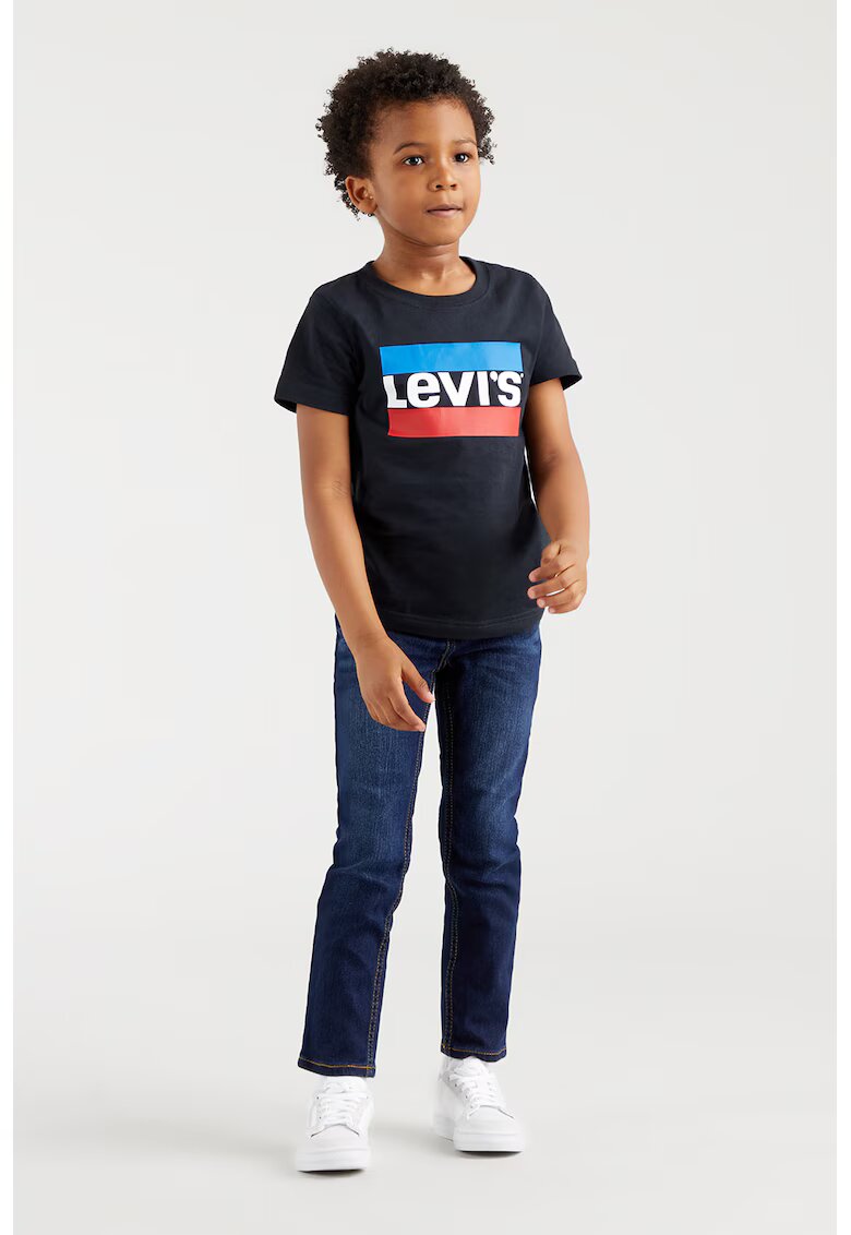 Levi's Tricou cu imprimeu logo - Rosu/Negru/Albastru