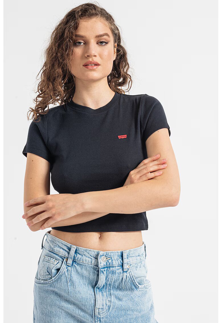Levi's Tricou slim fit Essential - Negru