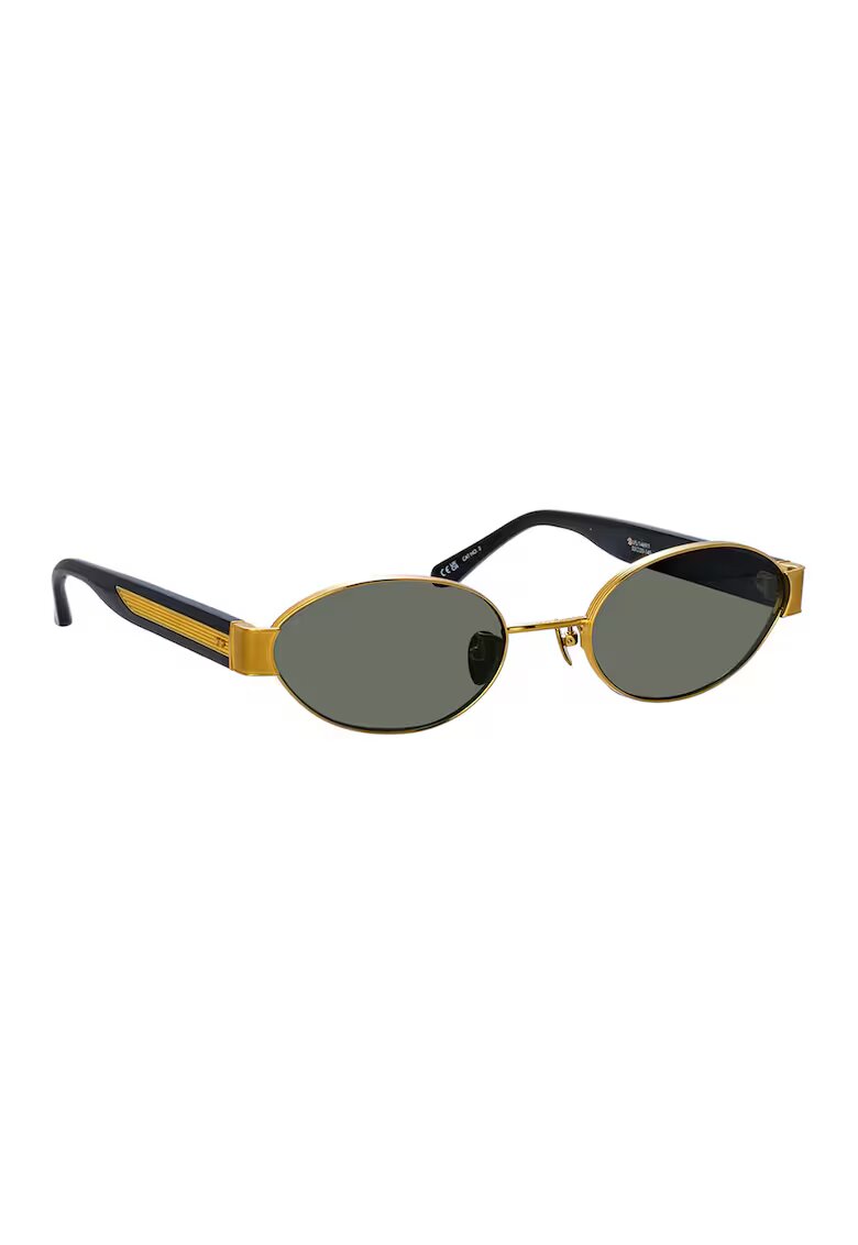Linda Farrow Ochelari de soare ovali Sadie