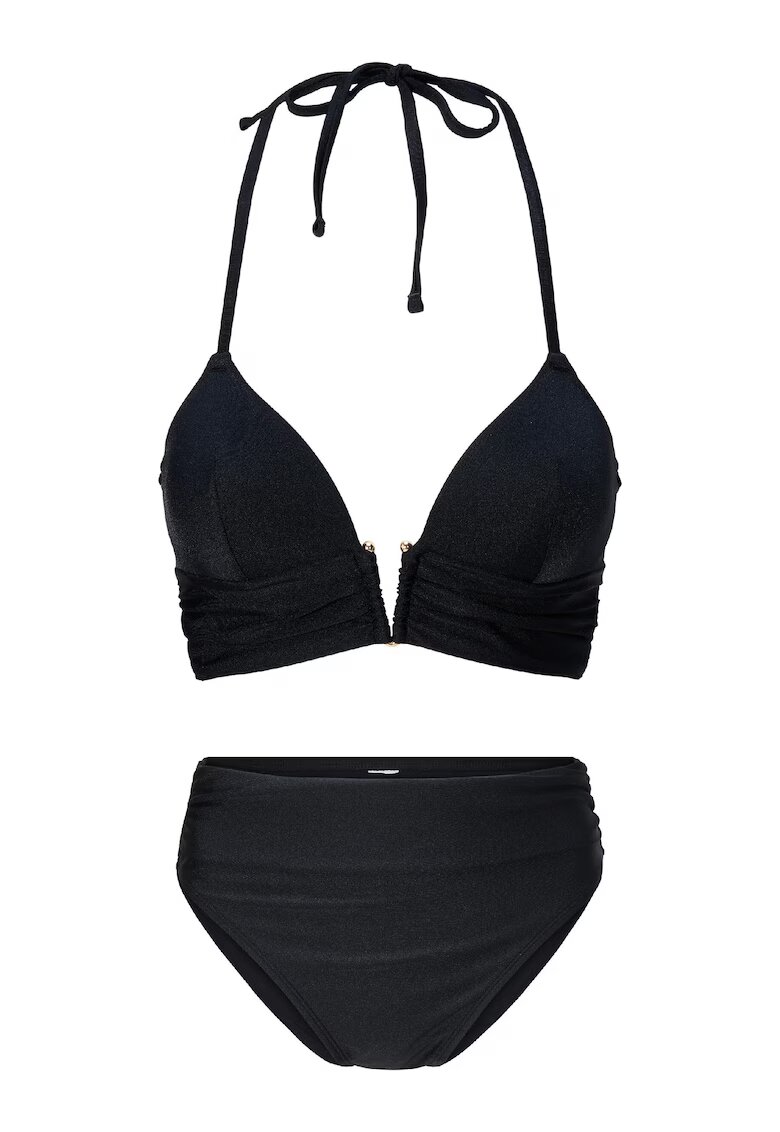 LingaDore Costum de baie din doua piese - cu sutien cu burete - Negru