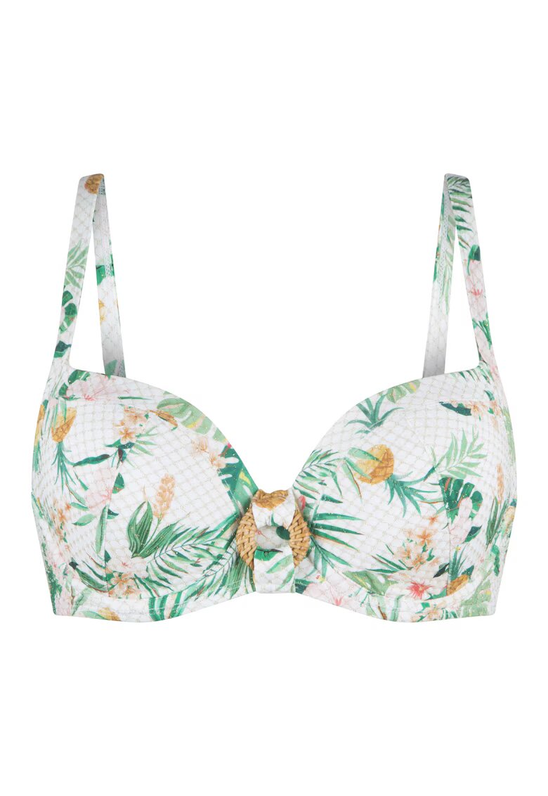 LingaDore Sutien de baie cu model tropical - Multicolor