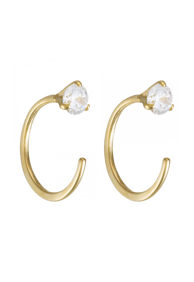 LInstant Dor Cercei din aur de 9K - cu zirconia - Auriu
