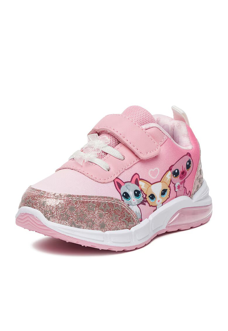 Littlest Pet Shop Tenisi copii roz - textil - pentru fete