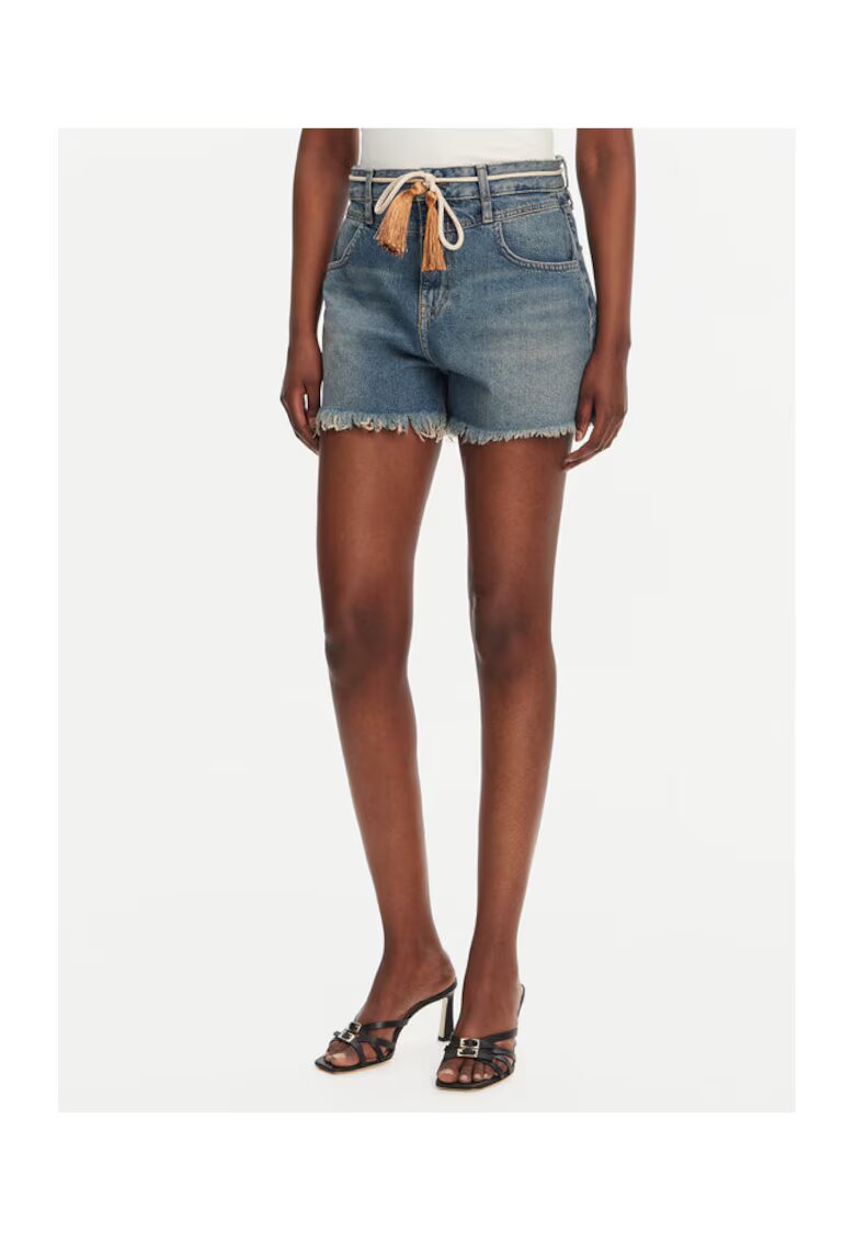 Liu Jo Blugi scurti dama denim - albastru