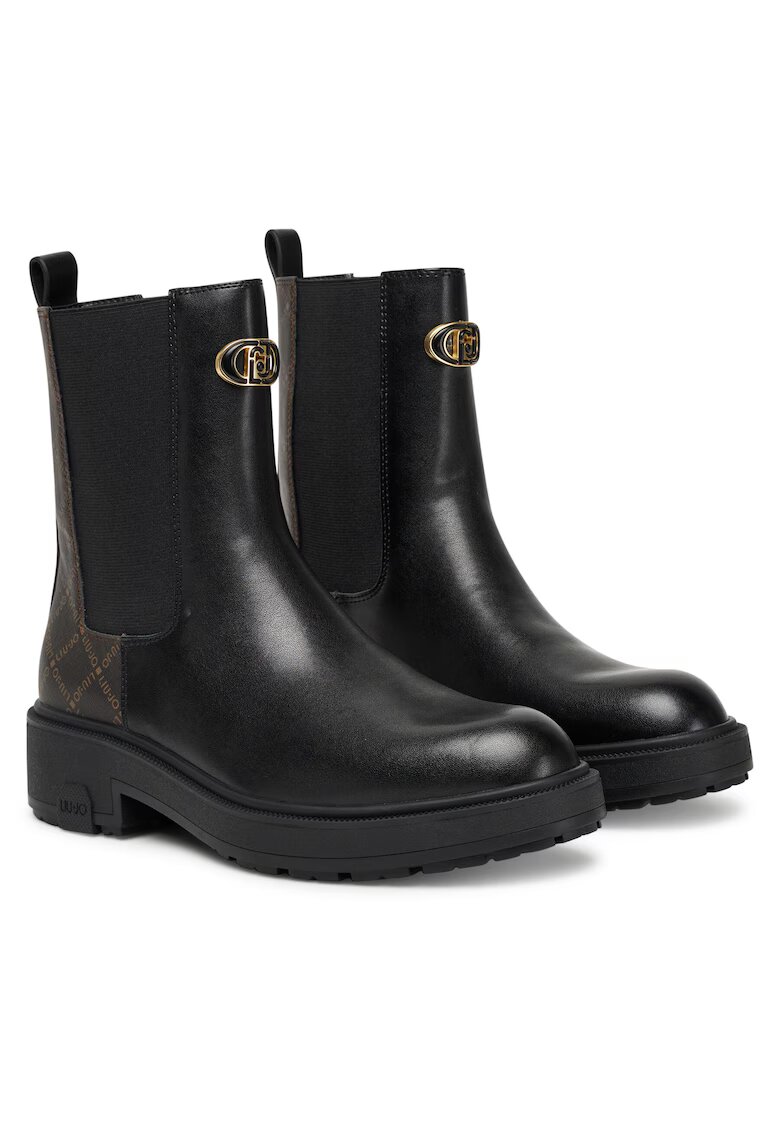 Liu Jo Botine dama 02 SF5027 PX6 - Piele naturala - Negru