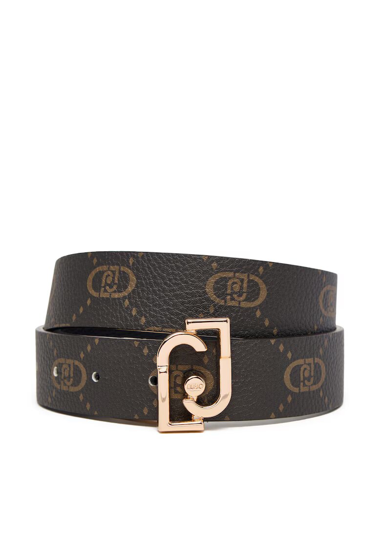 Liu Jo Piele ecologica Nero 22222 curea dama femeie Nero 22222 Reversible Hips Belt dama