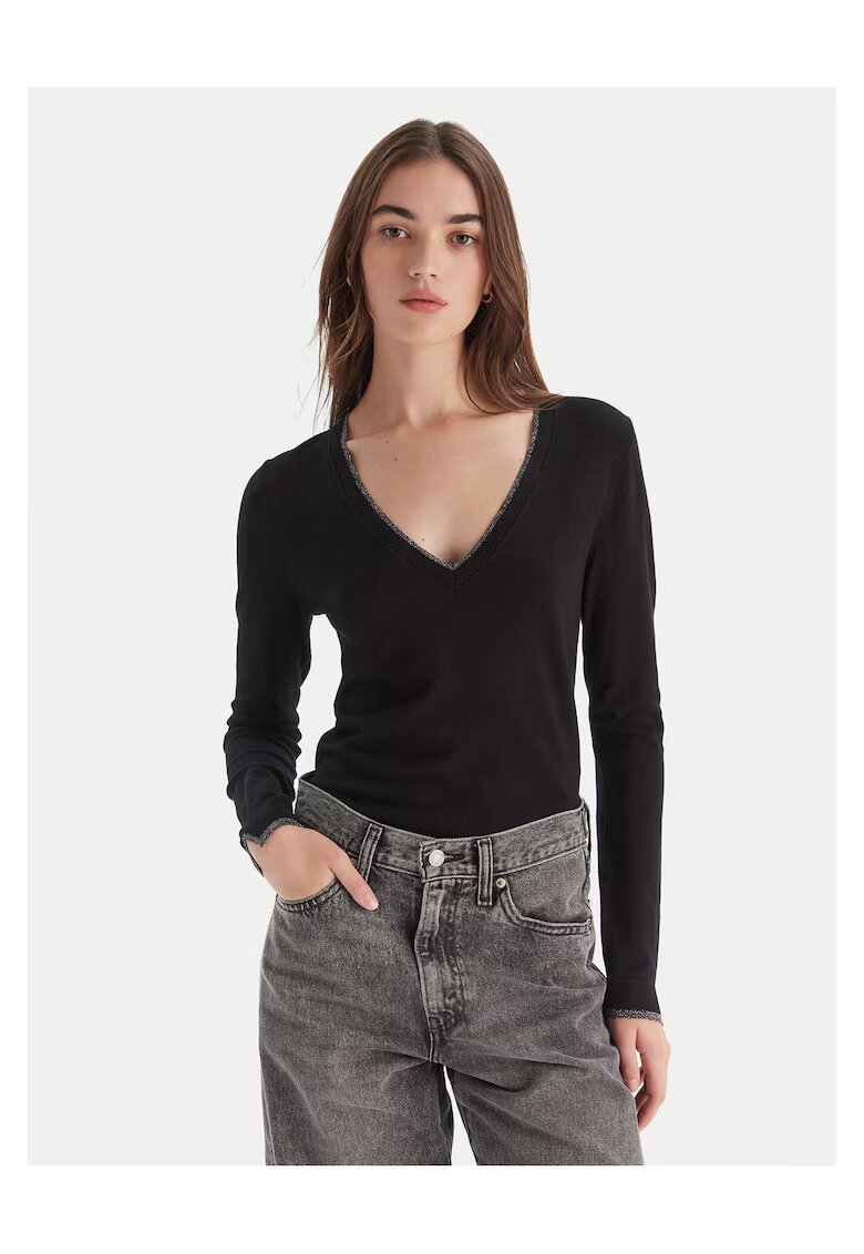 Liu Jo Pulover dama negru - moale