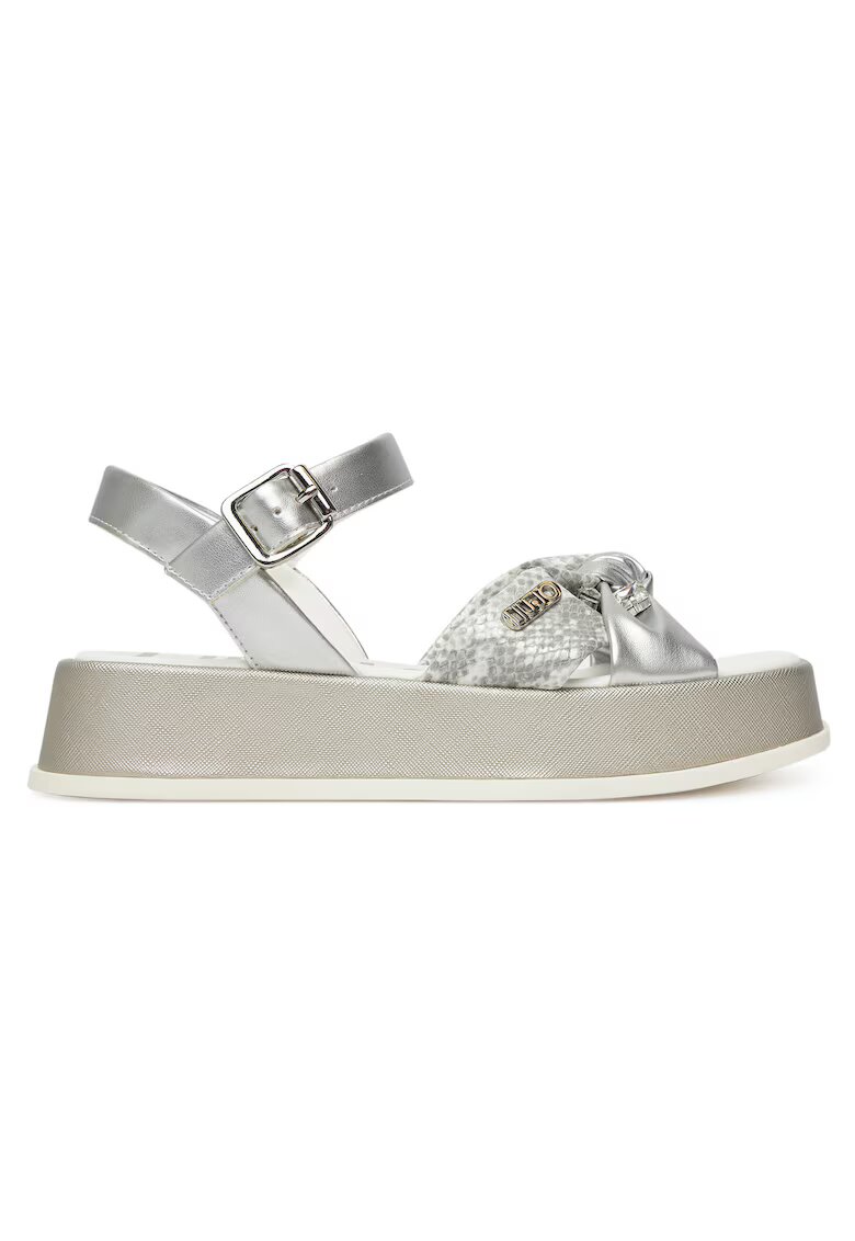 Liu Jo Sandale dama - Silver 00532 - Piele ecologica - Argintiu