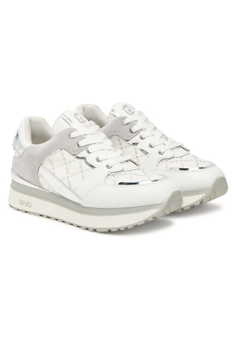 Liu Jo Tenisi dama - 1111 Maxi Wonder 91 BF500 - piele naturala - alb