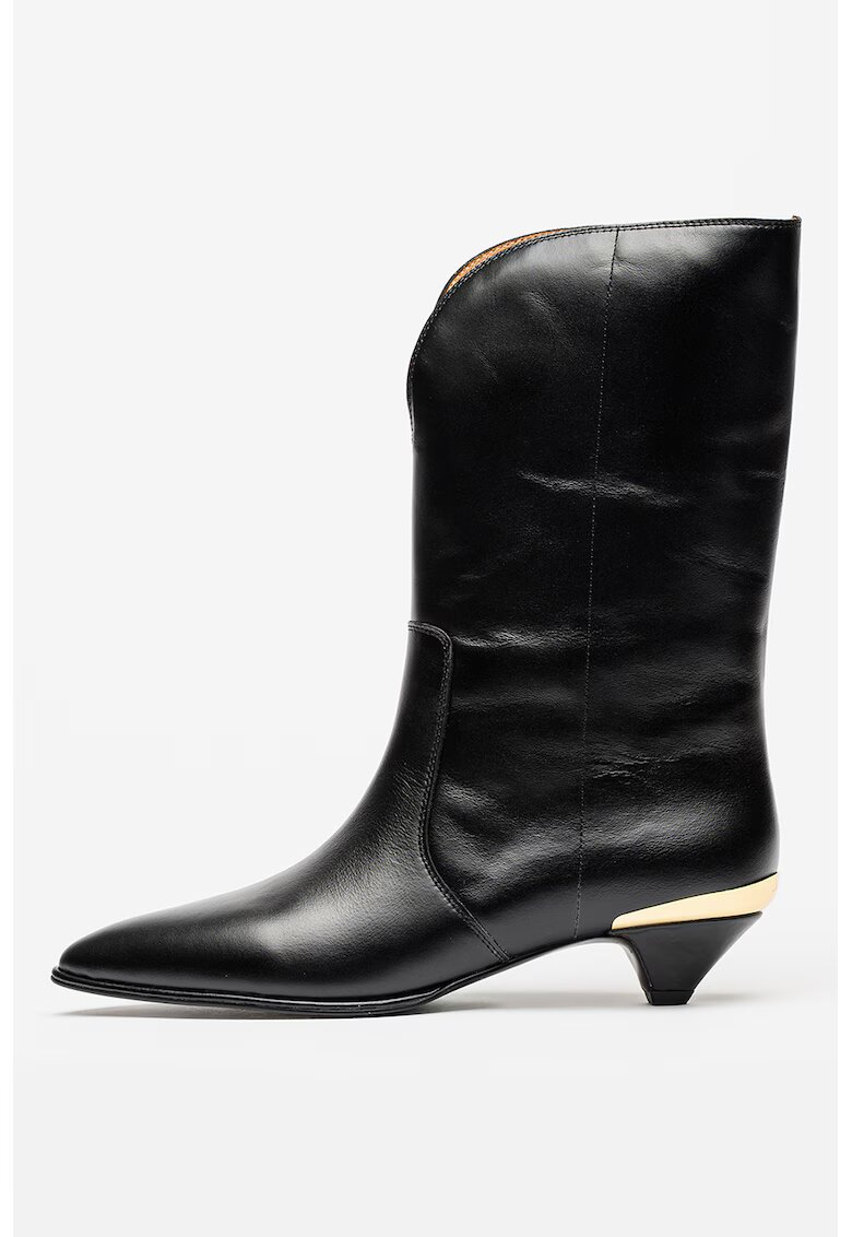 Love Moschino Cizme cowboy medii - Negru