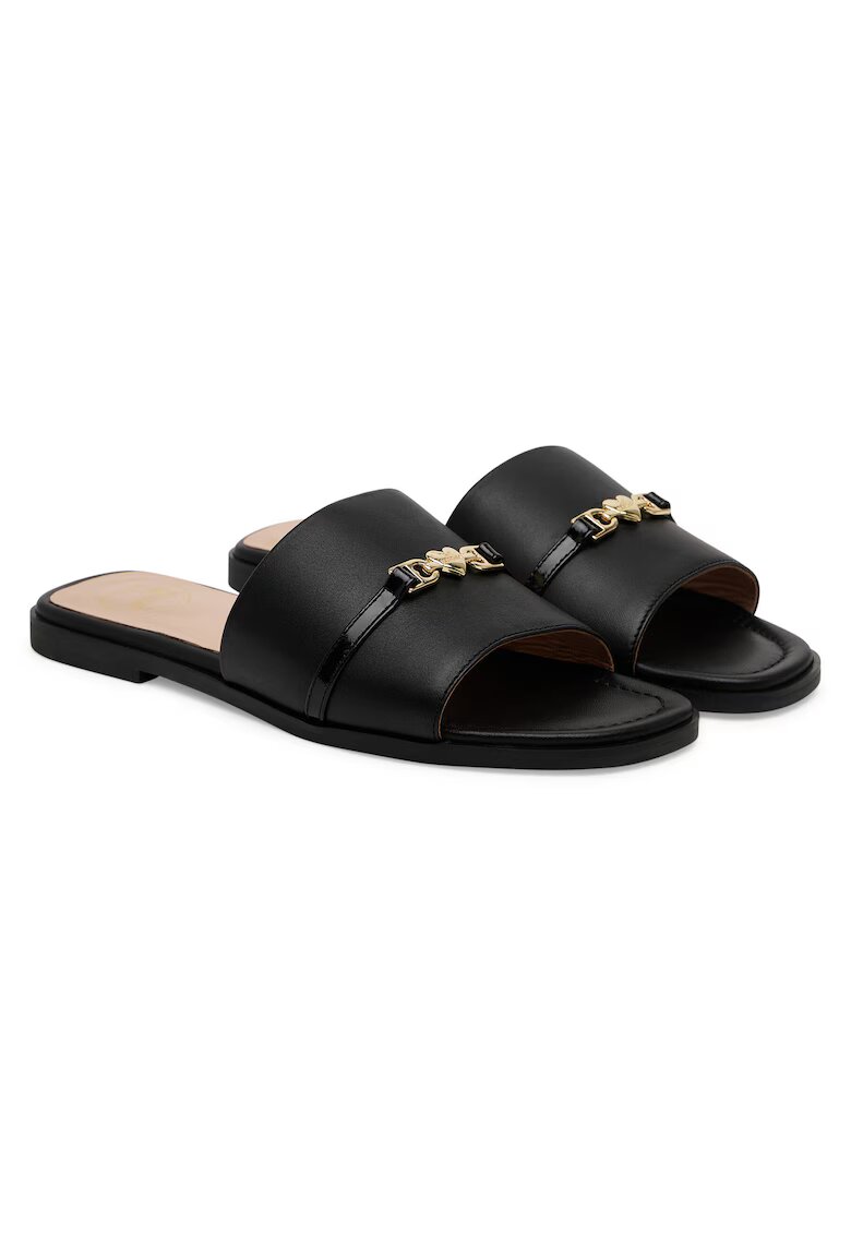Love Moschino Slapi dama - negru - piele naturala