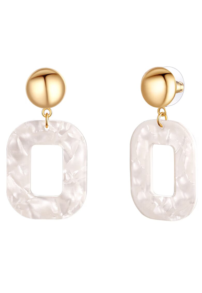 Lulu  Jane Cercei drop placati cu aur de 14K - Auriu