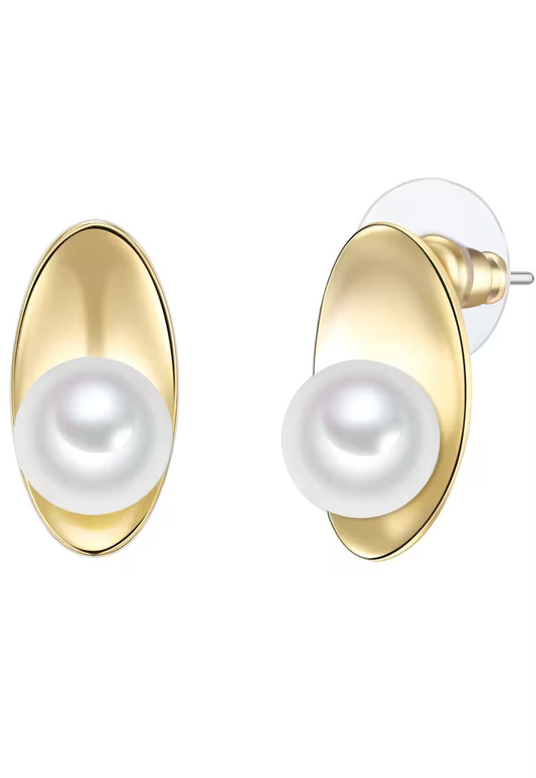 Lulu  Jane Cercei placati cu aur de 14K si decorati cu perle - Auriu