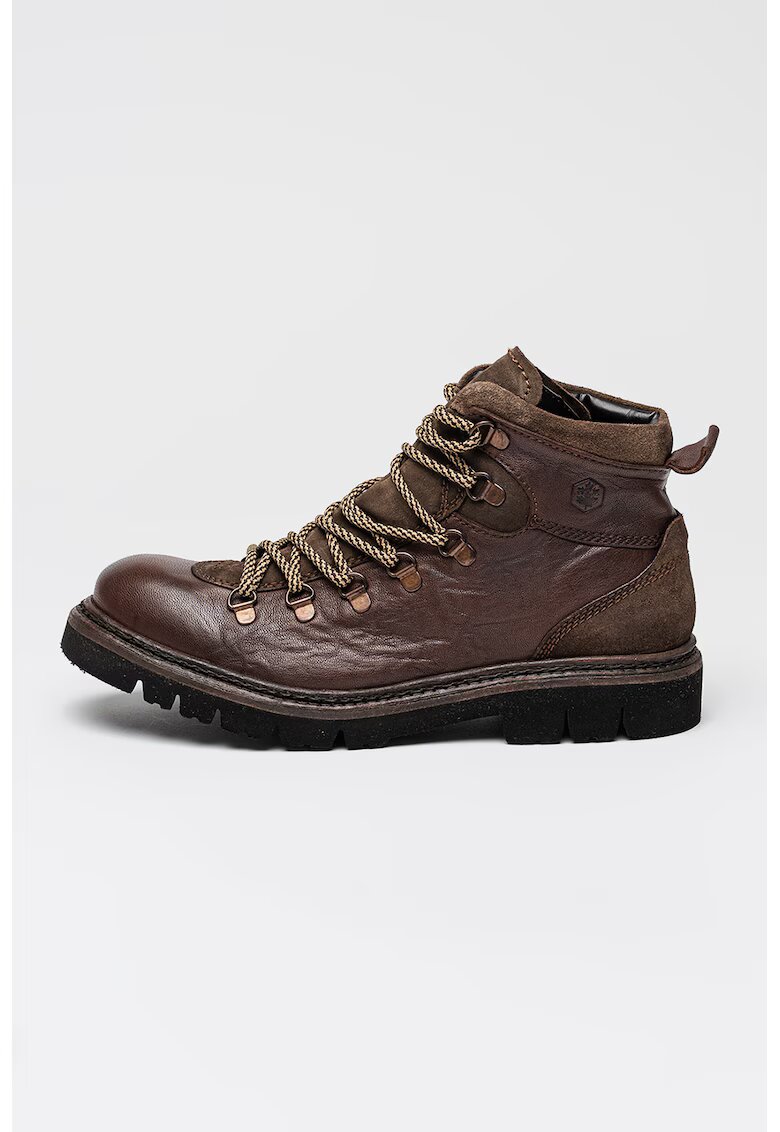 Lumberjack Bocanci de piele Mastro - Maro