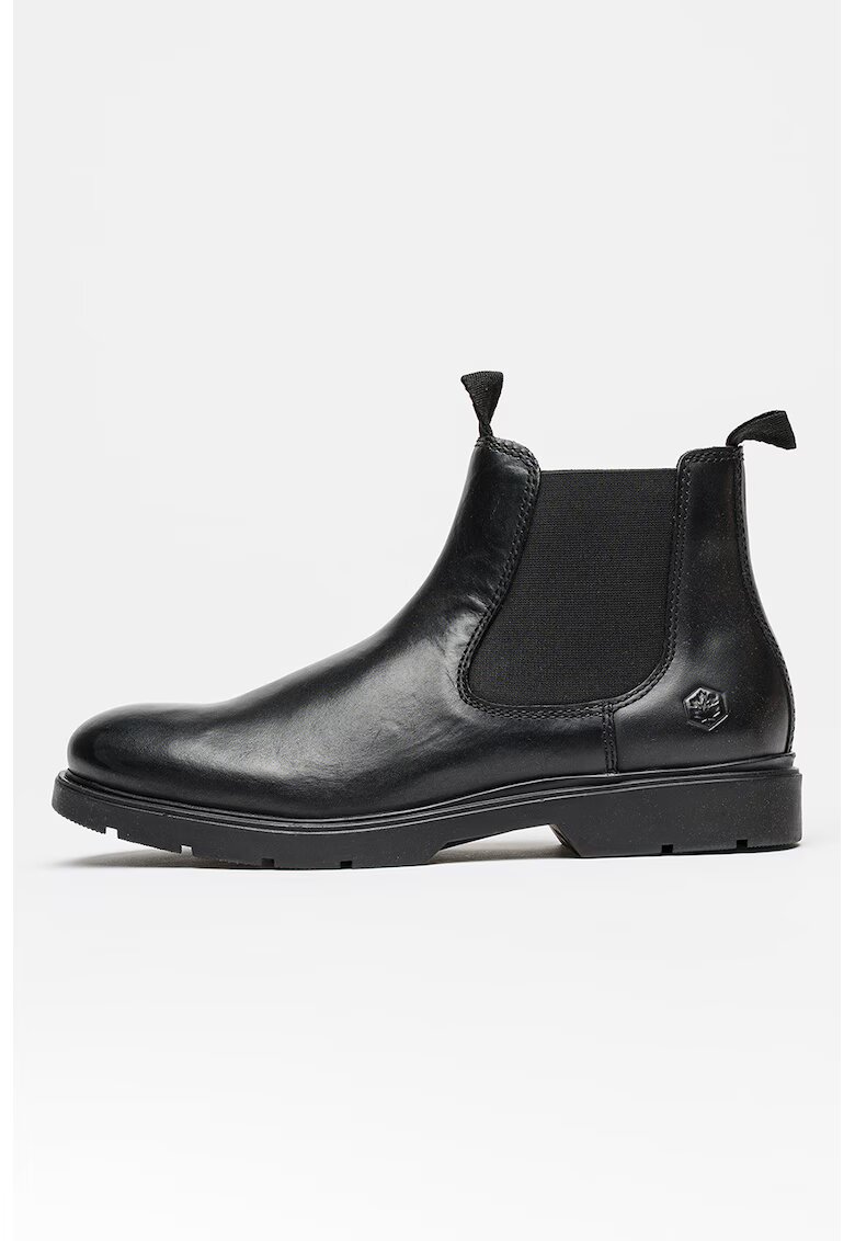 Lumberjack Ghete Chelsea din piele Charlie - Negru