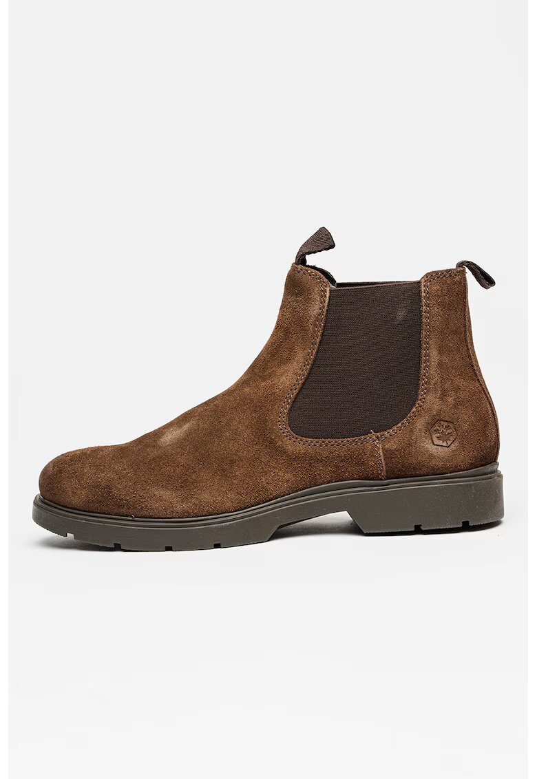 Lumberjack Ghete Chelsea din piele intoarsa Charlie - Maro inchis