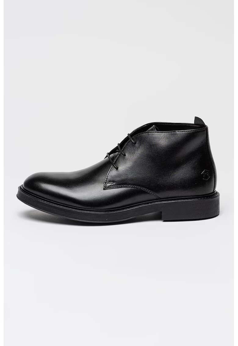 Lumberjack Ghete de piele Lenard - Negru