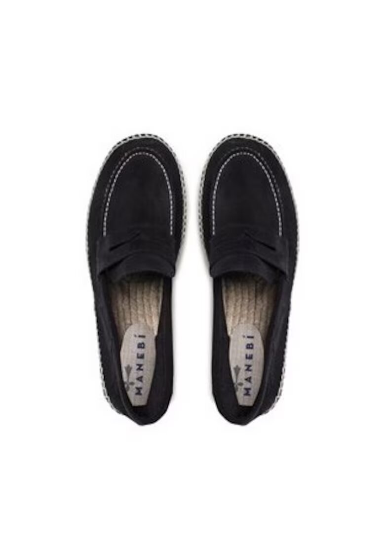 Manebi Espadrile dama - plastic - bleumarin -